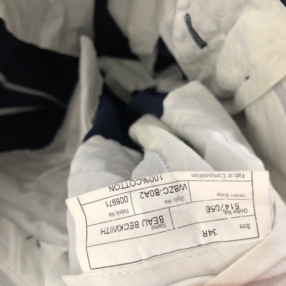 Joseph Abboud 100% Cotten Dress Pants Size 34R with 36.5” inseam - Picture 6 of 6